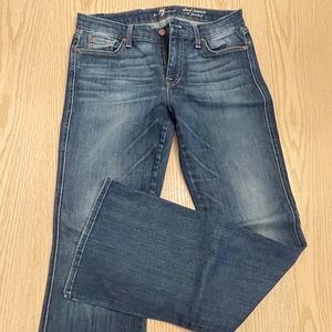 Women’s 7 for all mankind short inseam ‘A’ pocket jeans size 29